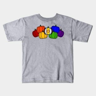 Pride Pumpkins Flag Kids T-Shirt